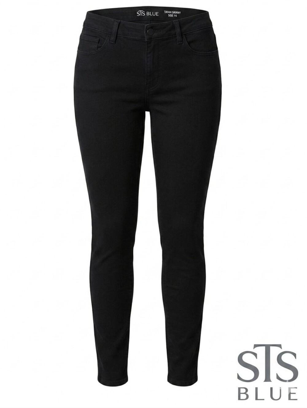 STS Blue Tayah Emma Mid Rise Black Skinny Jeans NWT Stitch Fix Size 14 / 32